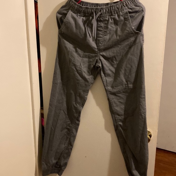 NWOT Wonder Nation pull on elastic waistband pants. Grey 4 pockets - Picture 1 of 6